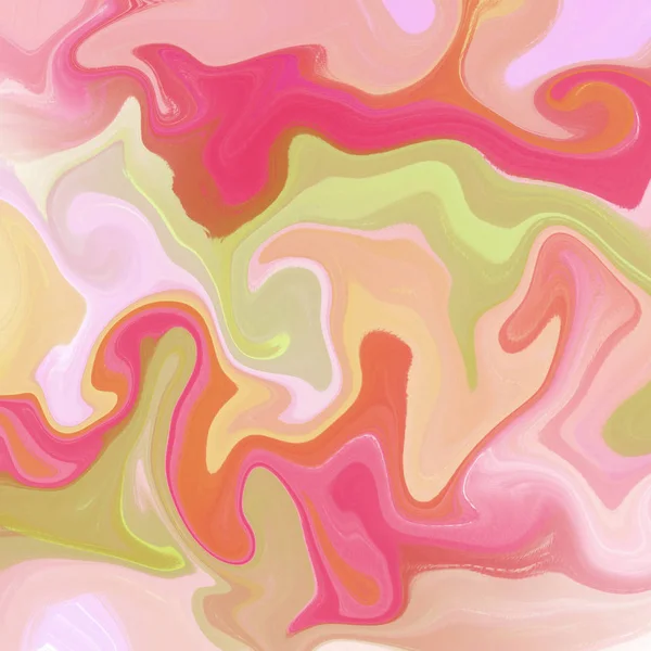 Liquid abstract background with oil painting streaks — Stock Photo, Image