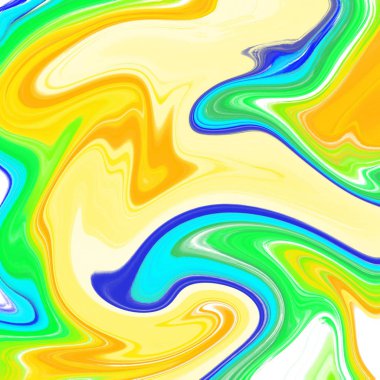 Yağlı boya çizgileri olan sıvı soyut arkaplan