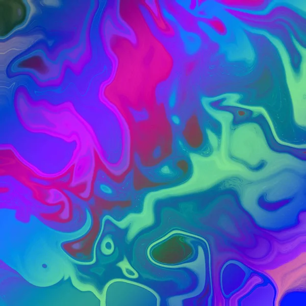 Liquid abstract background with oil painting streaks — Stock Photo, Image