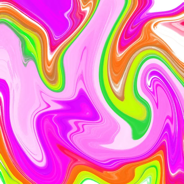 Liquid abstract background with oil painting streaks — Stock Photo, Image