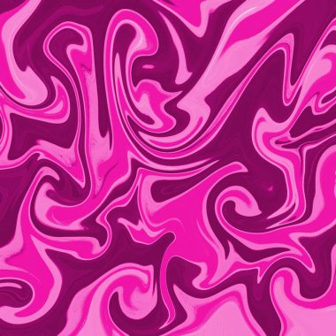 Yağlı boya çizgileri olan sıvı soyut arkaplan