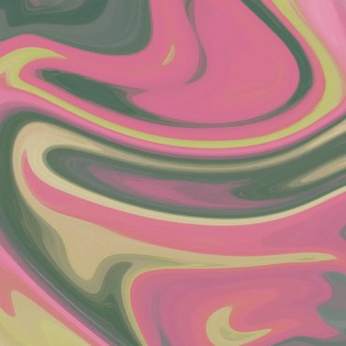 Yağlı boya çizgileri olan sıvı soyut arkaplan