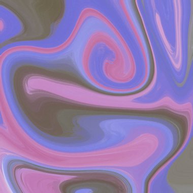 Yağlı boya çizgileri olan sıvı soyut arkaplan