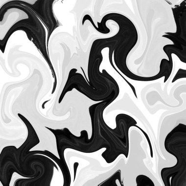 Yağlı boya çizgileri olan sıvı soyut arkaplan