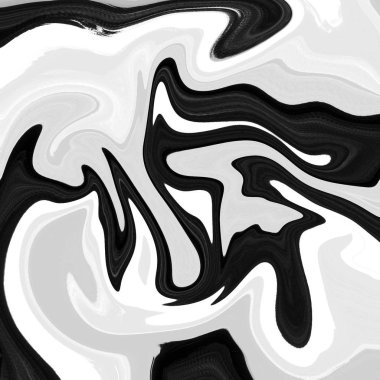 Yağlı boya çizgileri olan sıvı soyut arkaplan