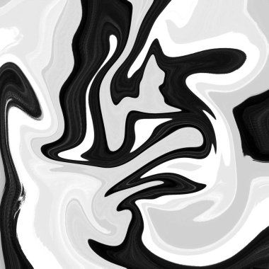 Yağlı boya çizgileri olan sıvı soyut arkaplan