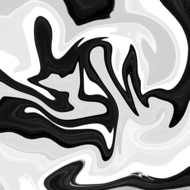 Yağlı boya çizgileri olan sıvı soyut arkaplan