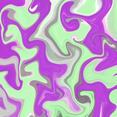 Yağlı boya çizgileri olan sıvı soyut arkaplan