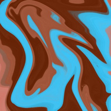 Yağlı boya çizgileri olan sıvı soyut arkaplan