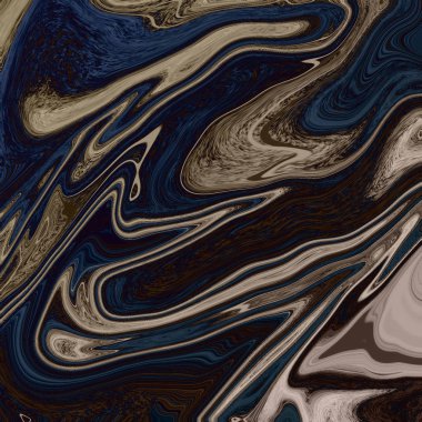 Yağlı boya çizgileri olan sıvı soyut arkaplan