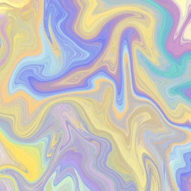 Yağlı boya çizgileri olan sıvı soyut arkaplan