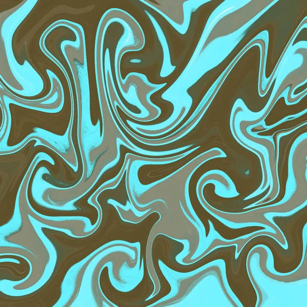 Yağlı boya çizgileri olan sıvı soyut arkaplan