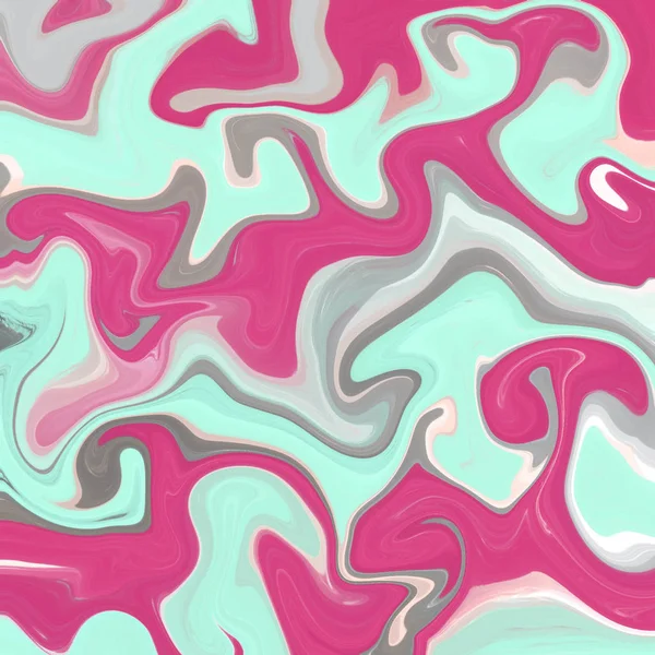 Yağlı boya çizgileri olan sıvı soyut arkaplan