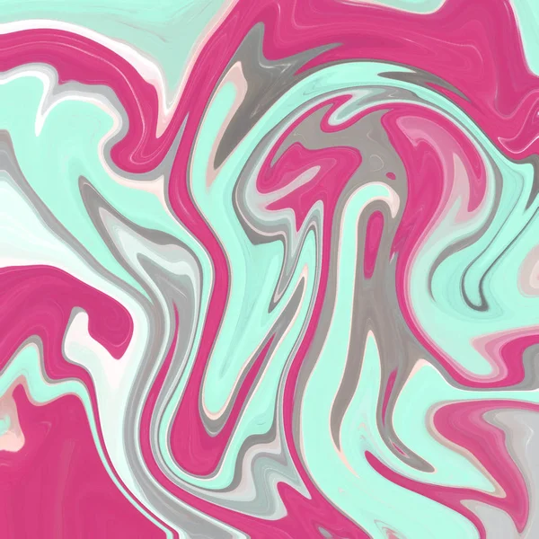 Yağlı boya çizgileri olan sıvı soyut arkaplan