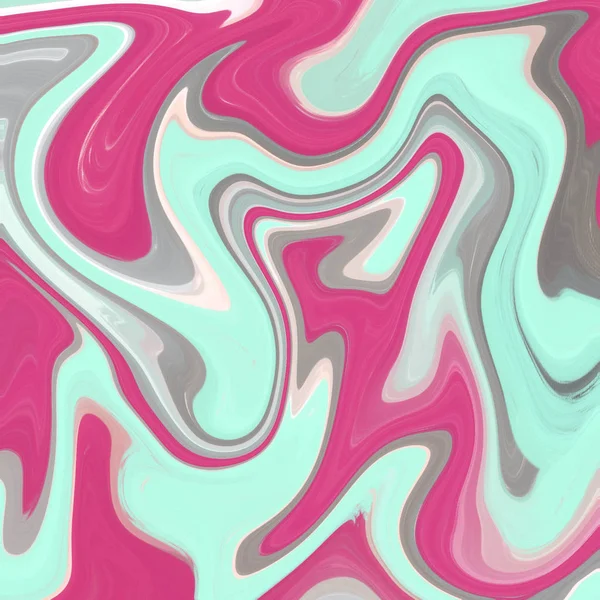 Yağlı boya çizgileri olan sıvı soyut arkaplan