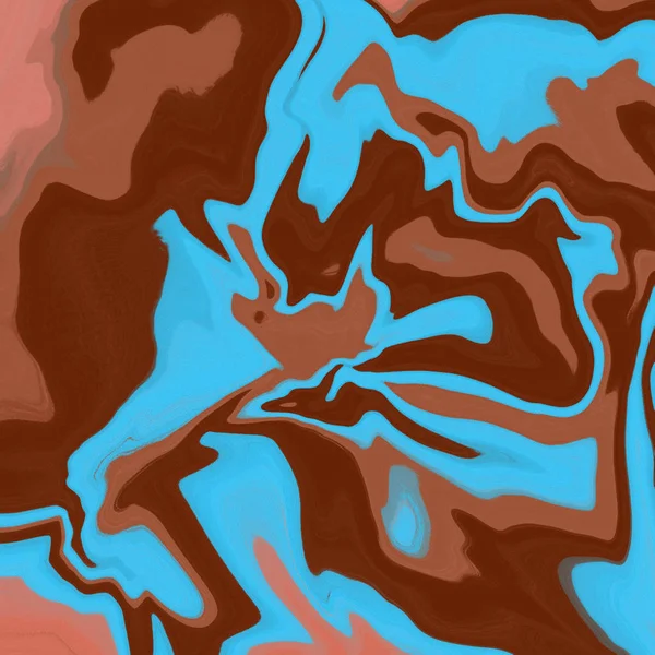 Yağlı boya çizgileri olan sıvı soyut arkaplan