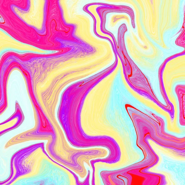 Liquid abstract background with oil painting streaks — Stock Photo, Image