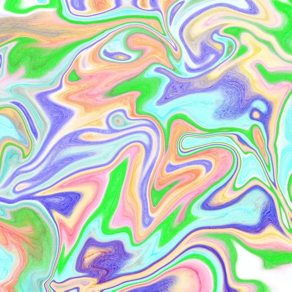 Liquid abstract background with oil painting streaks — Stock Photo, Image