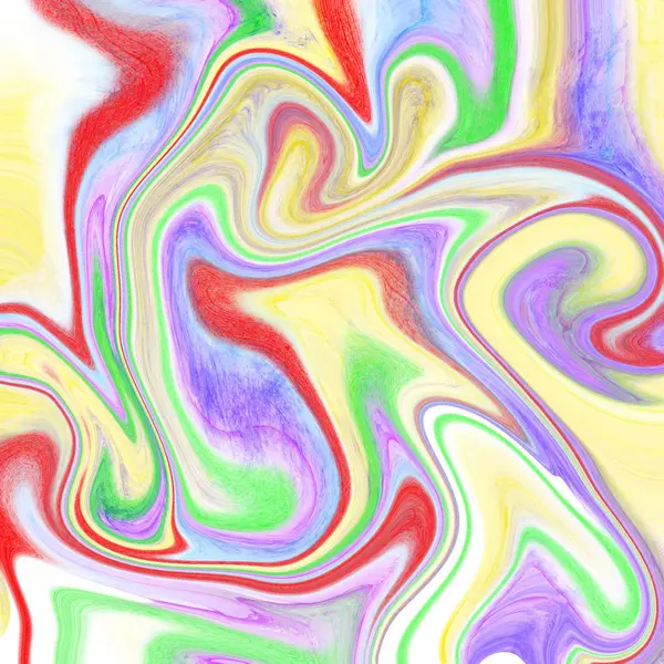 Liquid abstract background with oil painting streaks — Stock Photo, Image