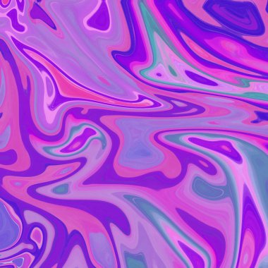 Yağlı boya çizgileri olan sıvı soyut arkaplan