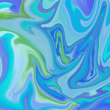 Yağlı boya çizgileri olan sıvı soyut arkaplan