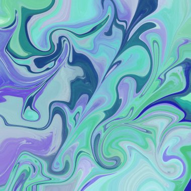 Yağlı boya çizgileri olan sıvı soyut arkaplan