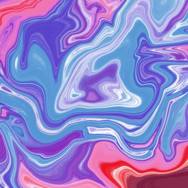 Yağlı boya çizgileri olan sıvı soyut arkaplan