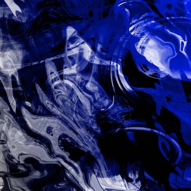 Yağlı boya çizgileri olan sıvı soyut arkaplan