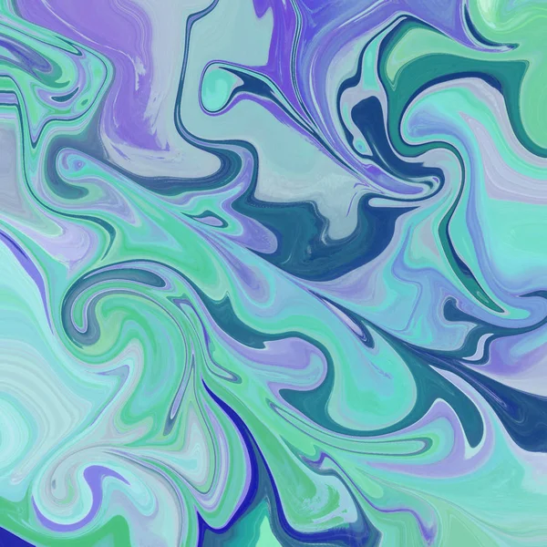 Liquid abstract background with oil painting streaks — Stock Photo, Image