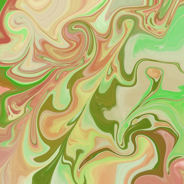 Liquid abstract background with oil painting streaks — Stock Photo, Image