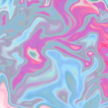 Yağlı boya çizgileri olan sıvı soyut arkaplan