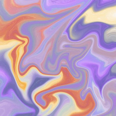 Yağlı boya çizgileri olan sıvı soyut arkaplan