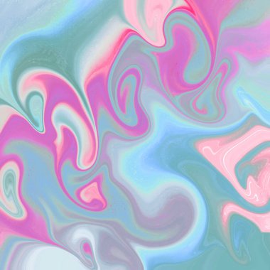 Yağlı boya çizgileri olan sıvı soyut arkaplan