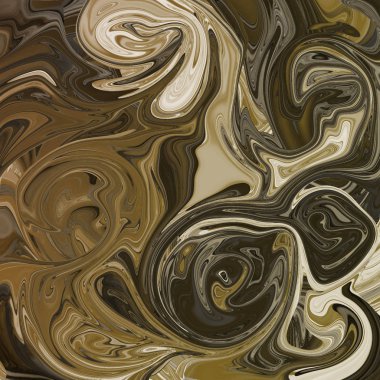 Yağlı boya çizgileri olan sıvı soyut arkaplan