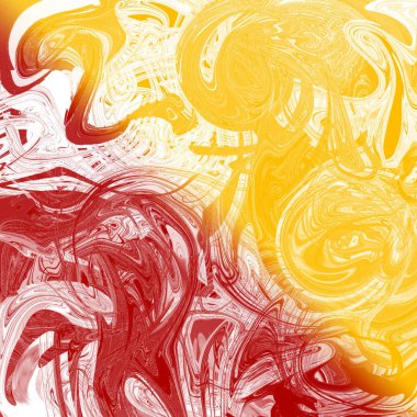 Yağlı boya çizgileri olan sıvı soyut arkaplan