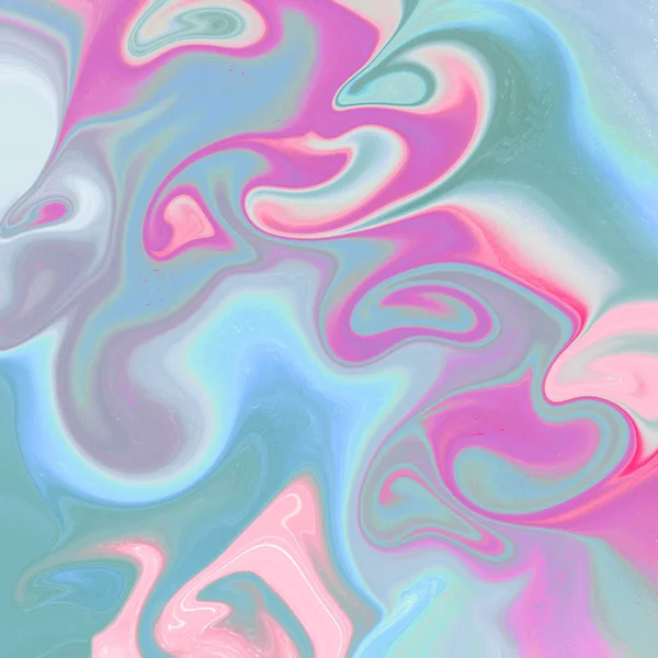 Liquid abstract background with oil painting streaks — Stock Photo, Image