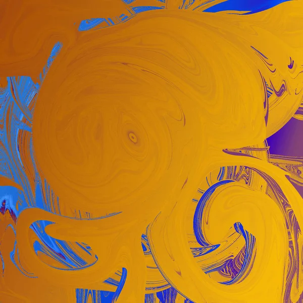 Yağlı boya çizgileri olan sıvı soyut arkaplan