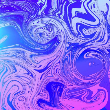 Yağlı boya çizgileri olan sıvı soyut arkaplan