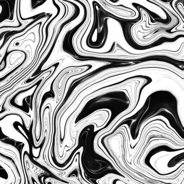 Yağlı boya çizgileri olan sıvı soyut arkaplan