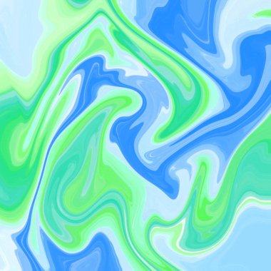 Yağlı boya çizgileri olan sıvı soyut arkaplan