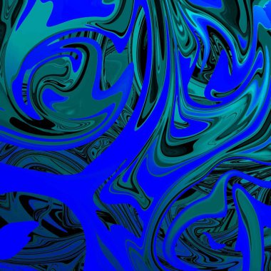 Yağlı boya çizgileri olan sıvı soyut arkaplan