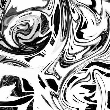 Yağlı boya çizgileri olan sıvı soyut arkaplan