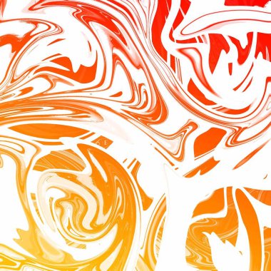 Yağlı boya çizgileri olan sıvı soyut arkaplan