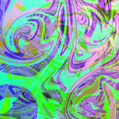 Yağlı boya çizgileri olan sıvı soyut arkaplan