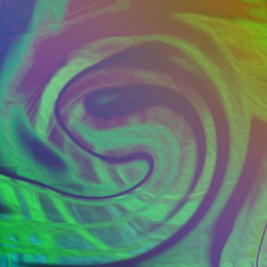 Yağlı boya çizgileri olan sıvı soyut arkaplan