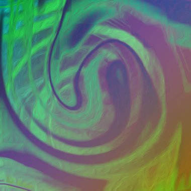 Yağlı boya çizgileri olan sıvı soyut arkaplan