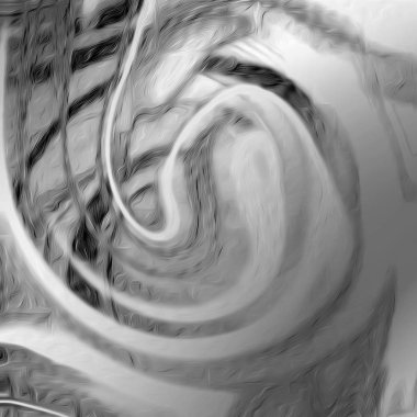 Yağlı boya çizgileri olan sıvı soyut arkaplan