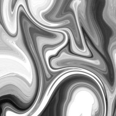 Yağlı boya çizgileri olan sıvı soyut arkaplan