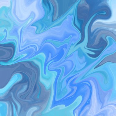 Yağlı boya çizgileri olan sıvı soyut arkaplan