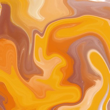 Yağlı boya çizgileri olan sıvı soyut arkaplan